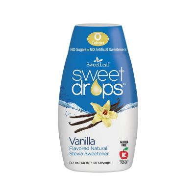 Sweet Leaf Sweet Drops Stevia Liq Vanil Crm Squeeze Pk 50ml