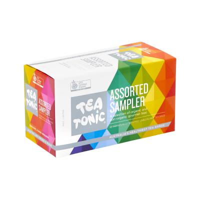 Tea Tonic Organic Assorted Sampler Tea Bags X 33 Tea Bags