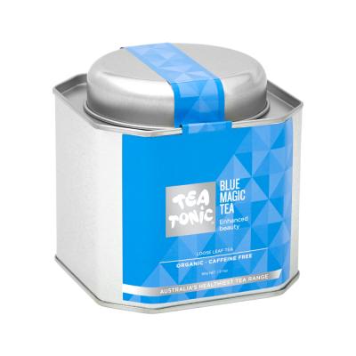 Tea Tonic Org Blue Magic Tea Caddy Tin 60g