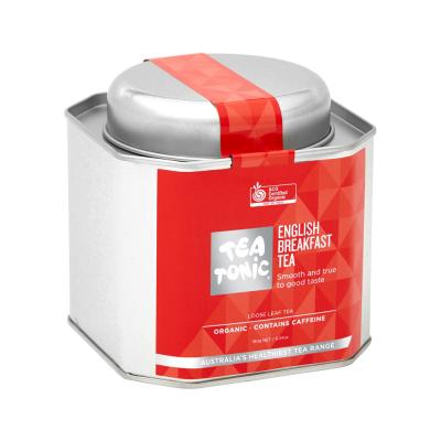 Tea Tonic Org English Breakfast Tea Caddy Tin 180g