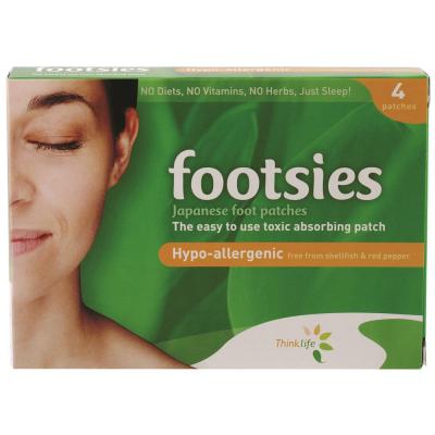 Thinklife Footsies Foot Patch Hypo-allergenic Patches X 4 Pk