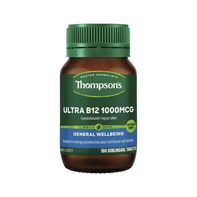 Thompsons Ultra B12 1000mcg Sublingual 100t