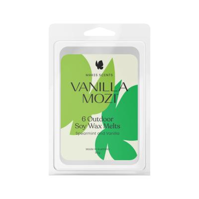 Vanil Mozi Melts Soy Wax Outdoor Spearmint Vanil X 6