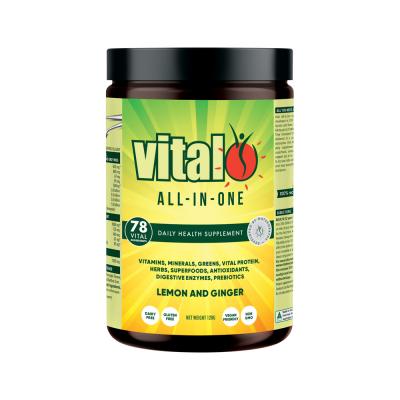 Vital All In One (greens) Lemon And Ginger 120g