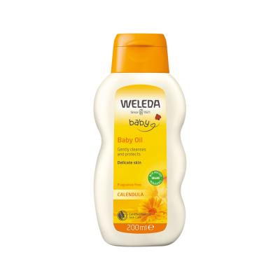 Weleda Baby Calendula Baby Oil Fragrance Free 200ml Bottle
