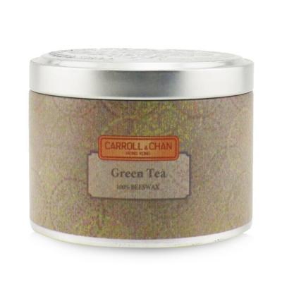 Carroll & Chan 100% Beeswax Tin Candle - Green Seas (8x6) cm