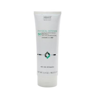 SUZANOBAGIMD Physical Defense Broad Spectrum Mineral Sunscreen SPF 50 PA+++ (Lightly Tinted, Lightweight, & Sheer) 96.3g/3.4oz