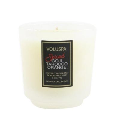 Voluspa Petite Pedestal Candle - Spiced Goji Tarocco Orange 72g/2.5oz