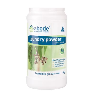 Abode Laundry Powder (front Top) Blue Mallee Eucalypt 1kg