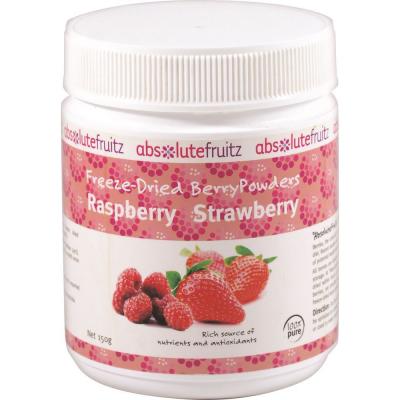Absolutefruitz Freeze Dried Raspbrry Strawbrry Powder 150g