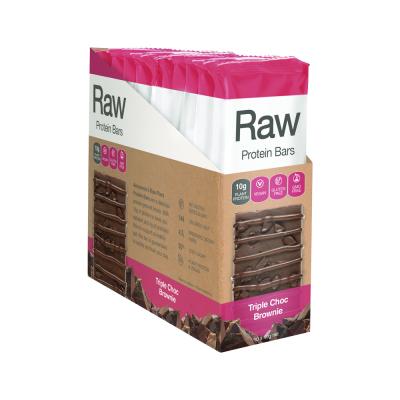 Amazonia Raw Protein Bar Triple Choc Brownie 40g X 10 Display