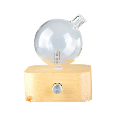 Amrita Court Nebuliser Wooden Base Geometry Square