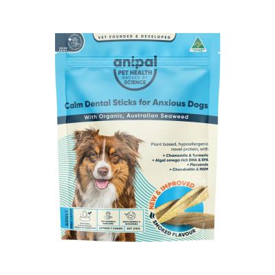 Anipal Calm Dental Sticks Anxious Dogs Smoked Flvr 210g