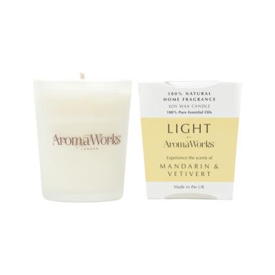 Aromaworks Light Candle Mandarin Vetivert Small 75g