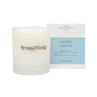 Aromaworks Light Candle Spearmint And Lime Medium 220g
