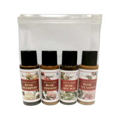 Ausganica Org Travel Kit Hair And Body Rose 30ml