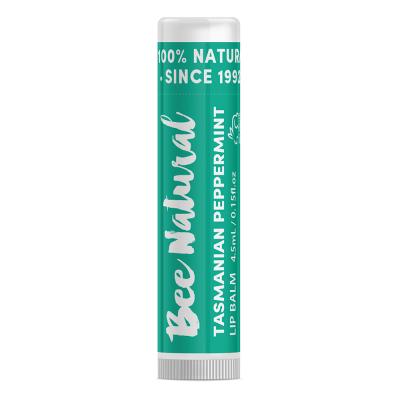 Bee Natural Lip Balm Stick Tasmanian Peppermint 4.5ml