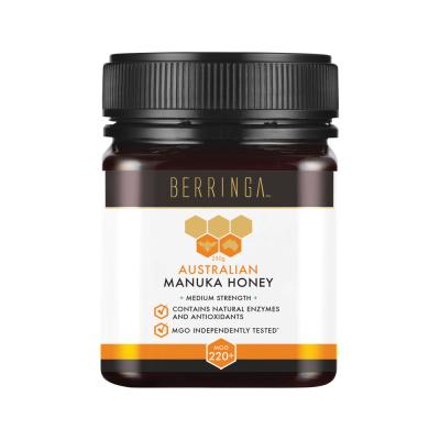 Berringa Australian Manuka Honey Medium Strength (mgo 220+) 250g