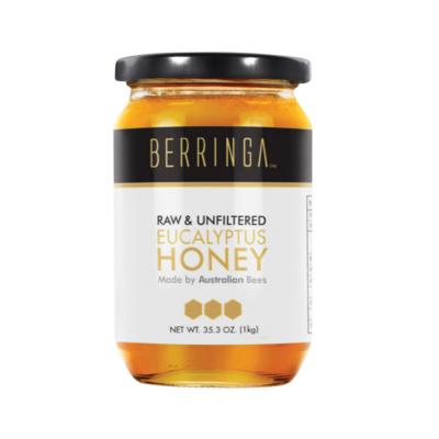 Berringa Organic Honey Aust Pure Raw Unfiltered 1kg