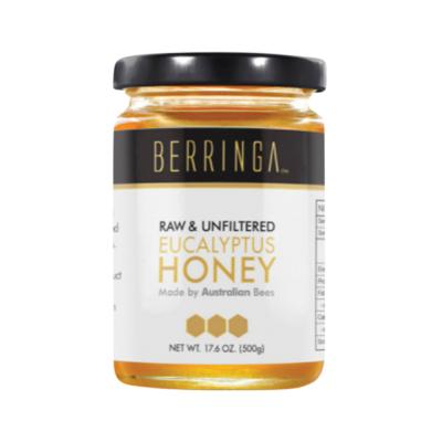 Berringa Organic Honey Aust Pure Raw Unfiltered 500g