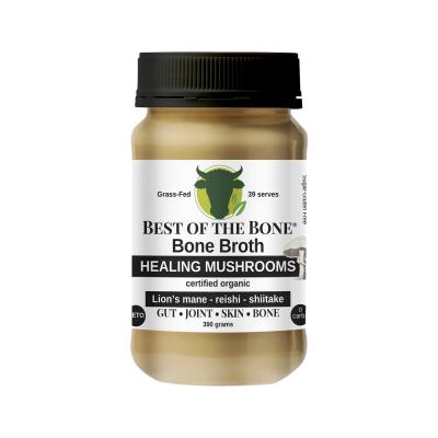 Best Bone Bone Broth Beef Conc Org Healing Mushrooms 390g
