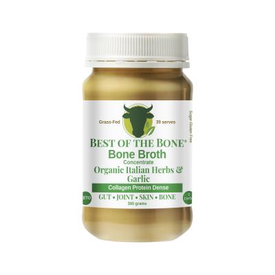 Best Bone Bone Broth Beef Conc Org Italian Herbs Garlic 390g