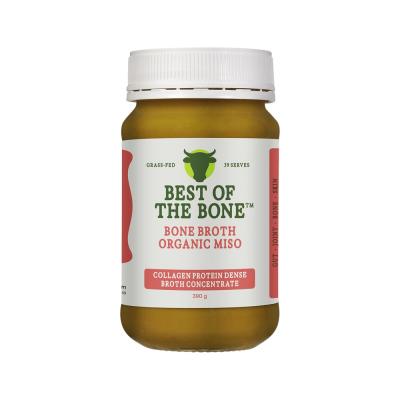 Best Bone Bone Broth Beef Conc Organic Miso 390g