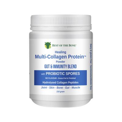 Best Bone Multi Collag Protein Pwd Gut Immunity Unflav 210g