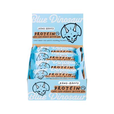 Blue Dinosaur Bar Protein Choc Chip Peanut Butter 60g X 12