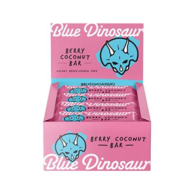 Blue Dinosaur Bar Snack Berry Coconut 45g X 12 Display