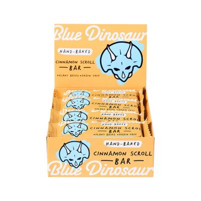 Blue Dinosaur Bar Snack Cinnamon Scroll 45g X 12