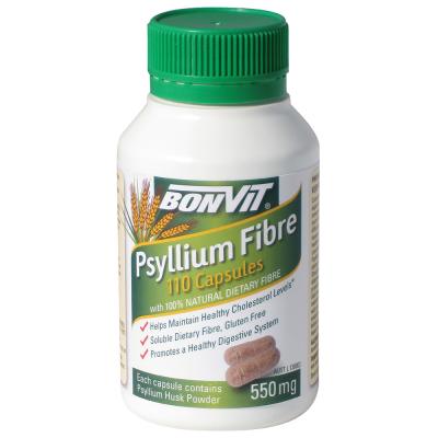 Bonvit Psyllium Fibre Capsules 550mg 110c
