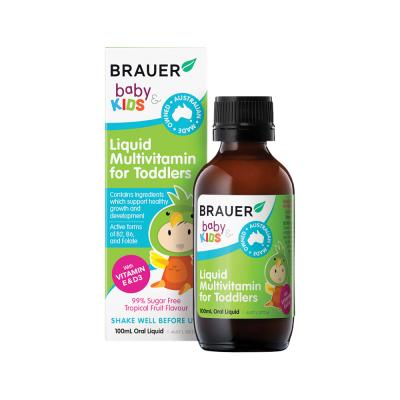 Brauer Baby Kids Liquid Multivitamin Toddlers 100ml