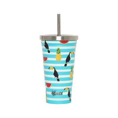 Cheeki Stnless Steel Insulated Tumbler 3d Toucan 500ml