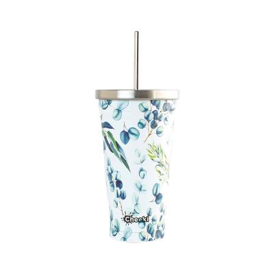 Cheeki Stnless Steel Insulated Tumbler 3d Watercol 500ml