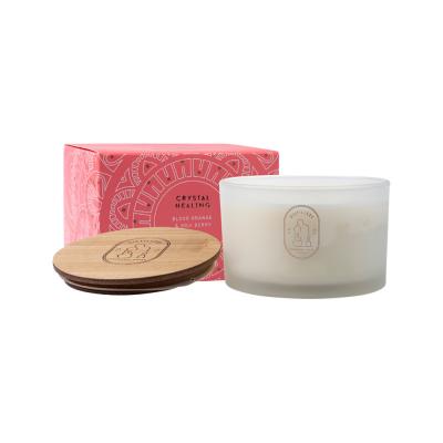 Distillery Soy Candle Crystal Healing Bloodorange Goji 450g