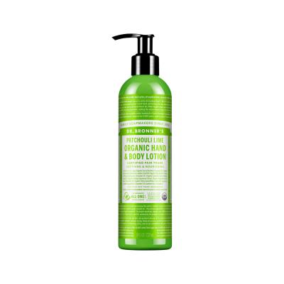 Dr. Bronner's Organic Hand Body Lotn Patchouli Lime 237ml