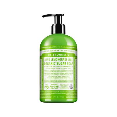Dr. Bronner's Organic Sugar Soap L'grass Lime (pump) 355ml