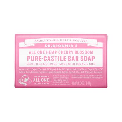 Dr. Bronner's Pure Castile Bar Soap (hemp) Cherry Bloss 140g