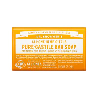 Dr. Bronner's Pure Castile Bar Soap (hemp) Citrus 140g