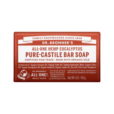 Dr. Bronner's Pure Castile Bar Soap (hemp) Eucalyptus 140g