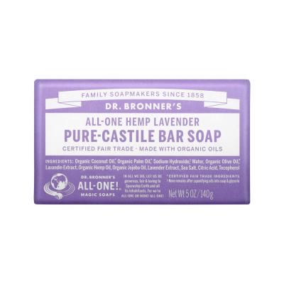 Dr. Bronner's Pure Castile Bar Soap (hemp) Lavender 140g