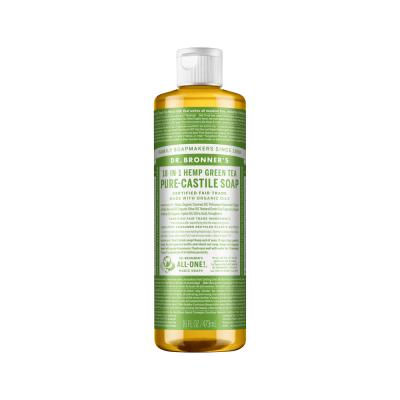 Dr. Bronners Pure Castile Liq Magic Soap Green Tea 473ml