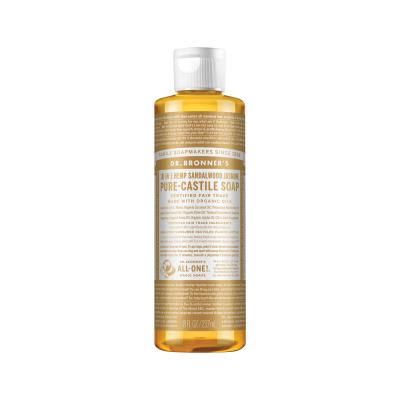 Dr. Bronners Pure Castile Liq Magic Soap Sandalw Jasm 237ml