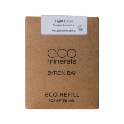 Eco Minerals Foundation Flawless Light Beige Refill 5g