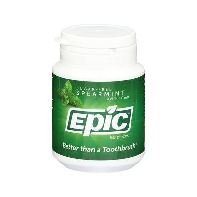 Epic Gum Xylitol Spearmint 50 Piece Tub