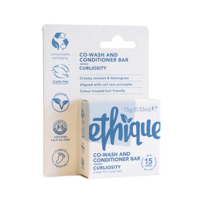 Ethique Bar Co-wash And Conditioner Curliosity (cares For Curly Hair) 15g  Sell Through