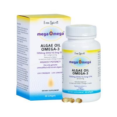 Free Spirit Megaomega Algae Oil 60c