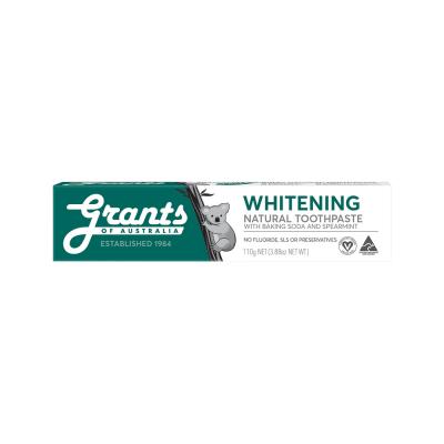 Grants Toothpaste Whitening Baking Soda & Spearmint 110g