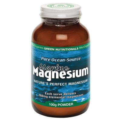 Green Nutritionals Marine Magnesm Ocean Source Pwd 100g